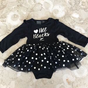 All Blacks Polka Dot Dress